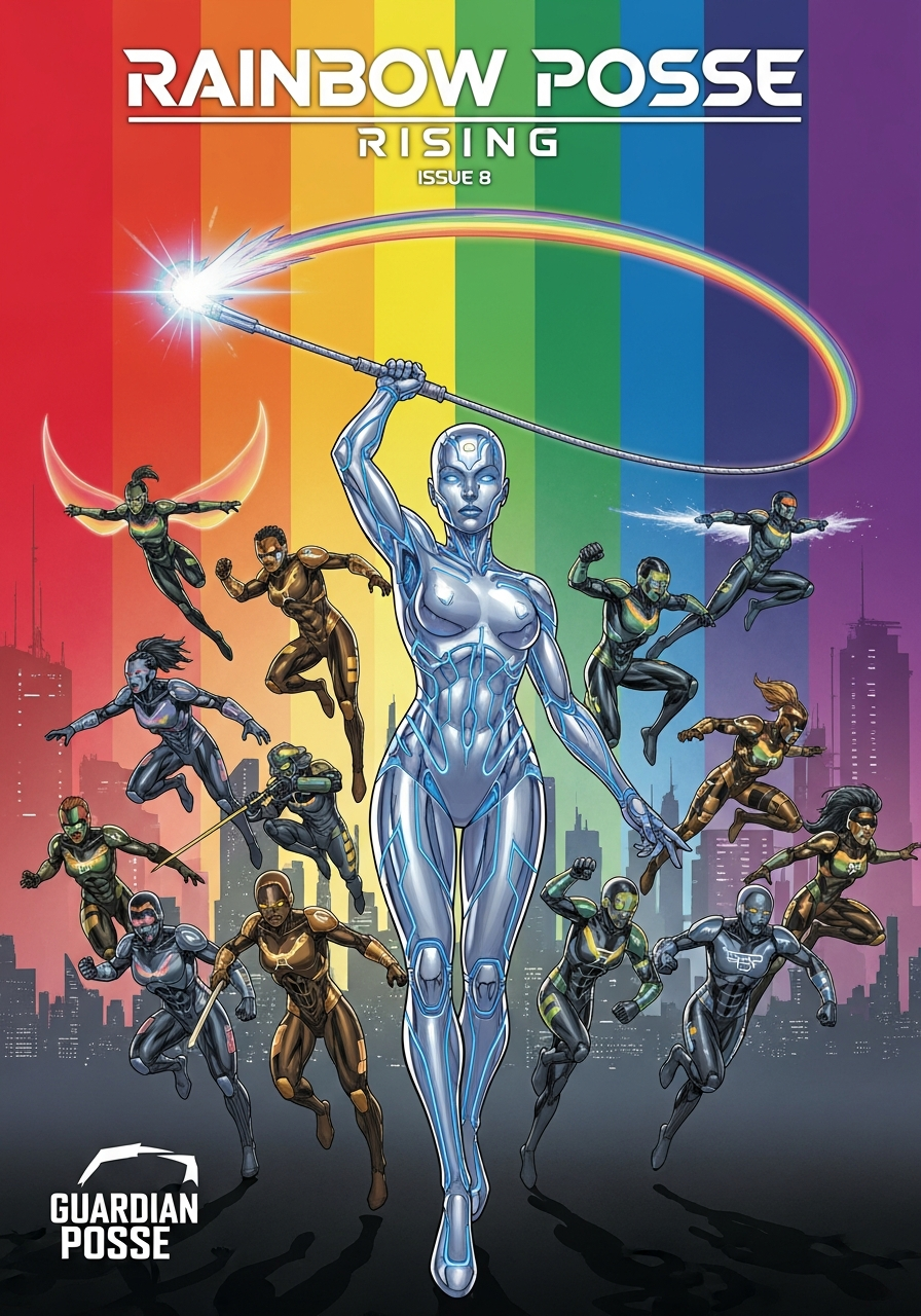 Guardian Posse Comic - Rainbow Posse Rising