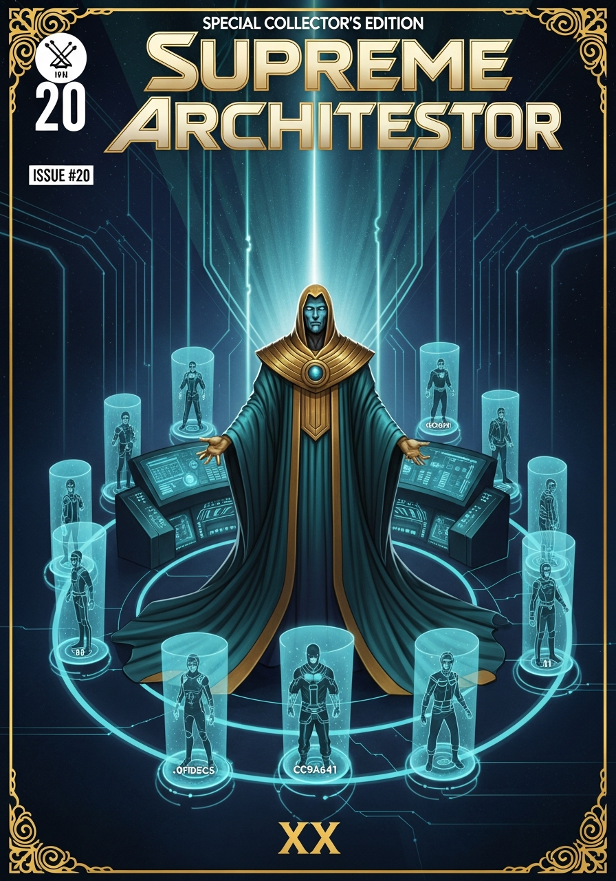 The Supreme Architect: Issue #20 Cover